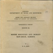 Cover image of Moose Mountain and Morley map-areas, Alberta